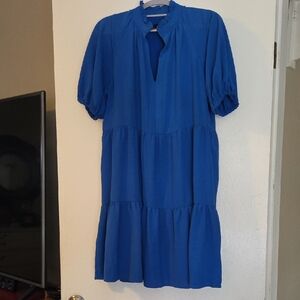 MSK Vibrant Blue Midi Dress